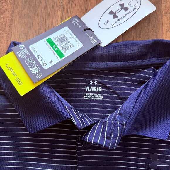 UNDER ARMOUR BOYS POLO SHIRT ~ NWT - Picture 6 of 6